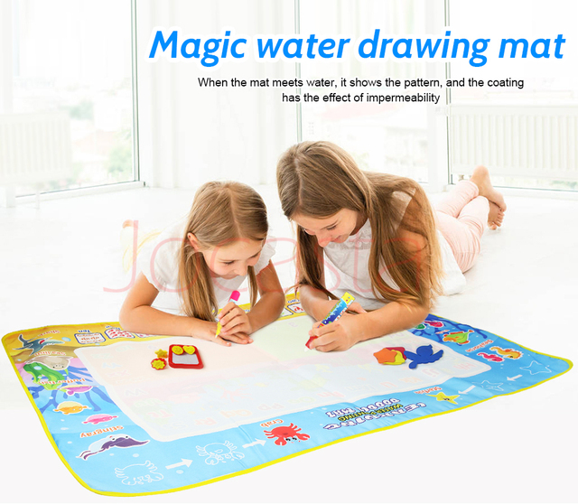 Dywanek Doodle dla dzieci - zestaw do rysowania na wodzie z długopisami - Wianko - 1