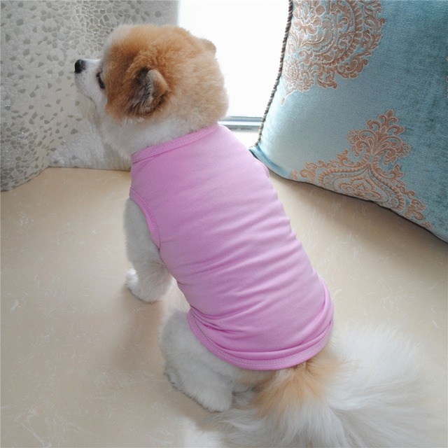 Kamizelka dla psa solidnego koloru - ubranie dla małego psa rasy Yorkshire Terrier - Wianko - 6