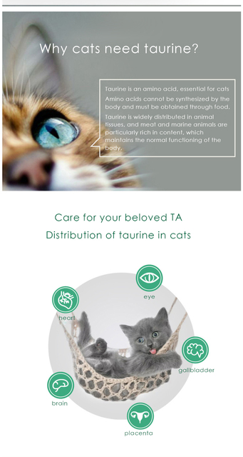 Suplement Tauryna dla kotów - 200 tabletek, wspomagający zdrowe oczy i odżywienie dorosłych kotów i kociąt - Wianko - 3