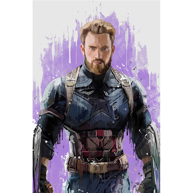 Obraz na płótnie Marvel Superhero Avengers z postaciami Spiderman, Iron Man i Kapitan Ameryka - Wianko - 8