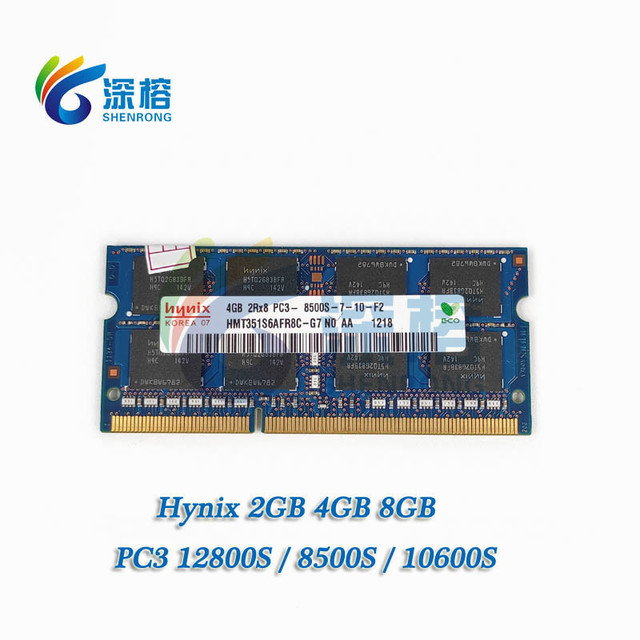 Chipset Hynix 2GB/4GB/8GB DDR3 1600 Mhz/1066 Mhz moduł SODIMM RAM do laptopa i notebooka - Wianko - 2