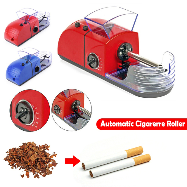 Elektryczna automatyczna maszyna do zwijania papierosów DIY - urządzenie do skręcania tytoniu Roller Maker - narzędzie do palenia akcesoriów Elektryczna automatyczna maszyna do zwijania papierosów DIY urządzenie papierosowe tytoń Roller Maker Smoke Tool AC100V-240V - Wianko - 16