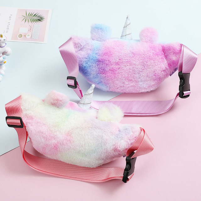 Plecak zimowy dla dzieci z cekinami 3D - jednorożec pluszowy - Wianko - 64