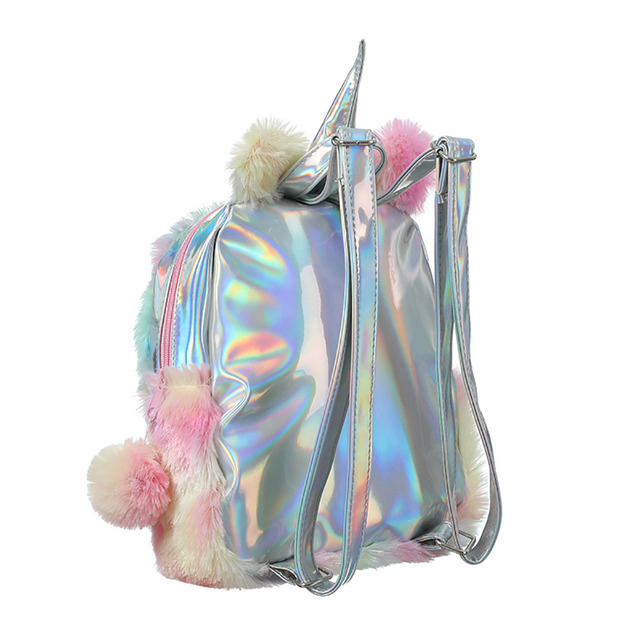 Plecak zimowy dla dzieci z cekinami 3D - jednorożec pluszowy - Wianko - 22