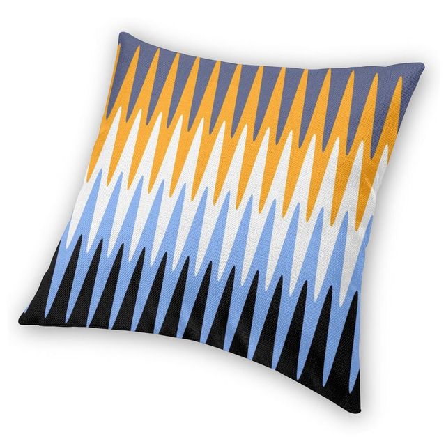 Poszewka na poduszkę w czeskim wzorze Zig Zag - kwadratowy design - Wianko - 3