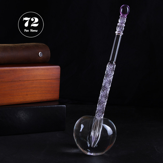 Luksusowe ręcznie robione szklane pióro do zanurzania, prezent dla przyjaciela - Wianko - 6