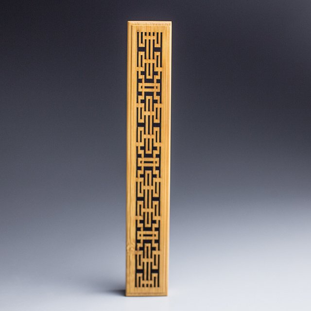 Bambusowy drewniany stojak na kadzidełka - palnik podstawka na popiół - Wianko - 3