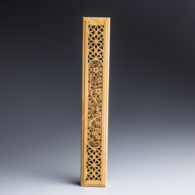 Bambusowy drewniany stojak na kadzidełka - palnik podstawka na popiół - Wianko - 6