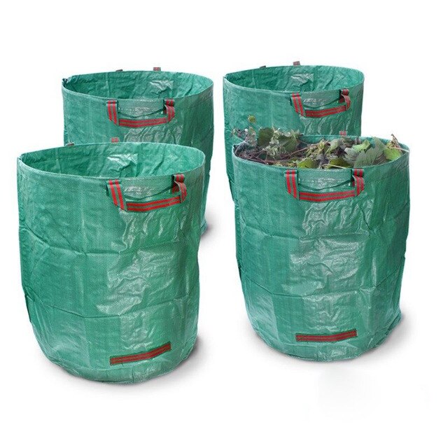 Worek na odpady ogrodowe wielokrotnego użytku 272L - liście, trawa, trawnik, basen - Wianko - 8