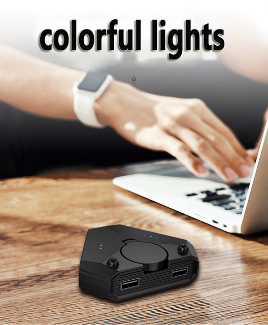 Przewodowa klawiatura do gier z podświetleniem LED, podpórka pod nadgarstek 1 ręką, RGB, USB, kompatybilna z LOL PUBG CS, Tablet z Androidem, gra mobilna - Wianko - 9