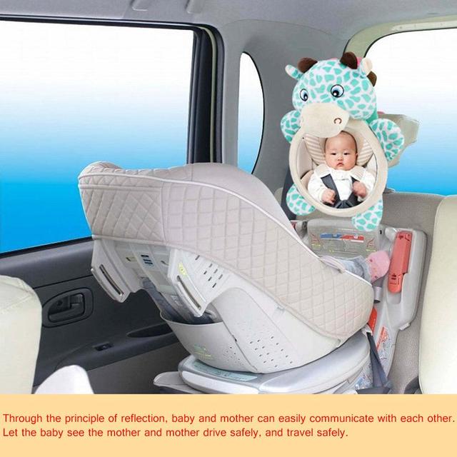 Lusterko wsteczne regulowane do samochodu dla dzieci z tylnym podłokietnikiem i regulacją, Cute Baby - Wianko - 14