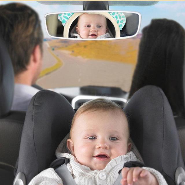 Lusterko wsteczne regulowane do samochodu dla dzieci z tylnym podłokietnikiem i regulacją, Cute Baby - Wianko - 13