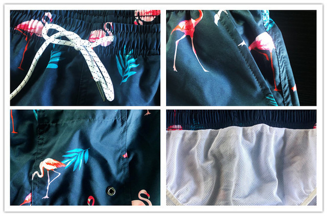 Męskie spodnie plażowe z nadrukiem pięć punktów Casual, luźny krój - Wianko - 18