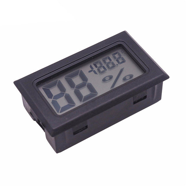 Mini wygodny cyfrowy termometr LCD z czujnikiem i miernikiem wilgotności - monitorowanie lodówki, akwarium i inne - Wianko - 10