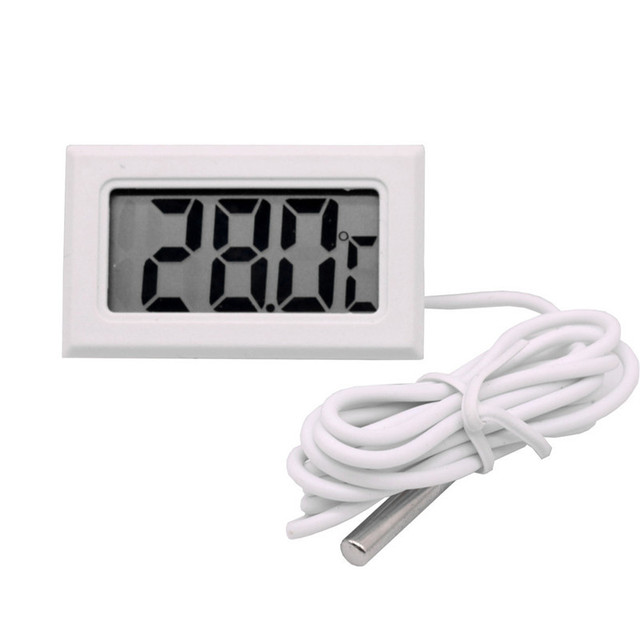 Mini wygodny cyfrowy termometr LCD z czujnikiem i miernikiem wilgotności - monitorowanie lodówki, akwarium i inne - Wianko - 21