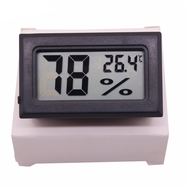 Mini wygodny cyfrowy termometr LCD z czujnikiem i miernikiem wilgotności - monitorowanie lodówki, akwarium i inne - Wianko - 11