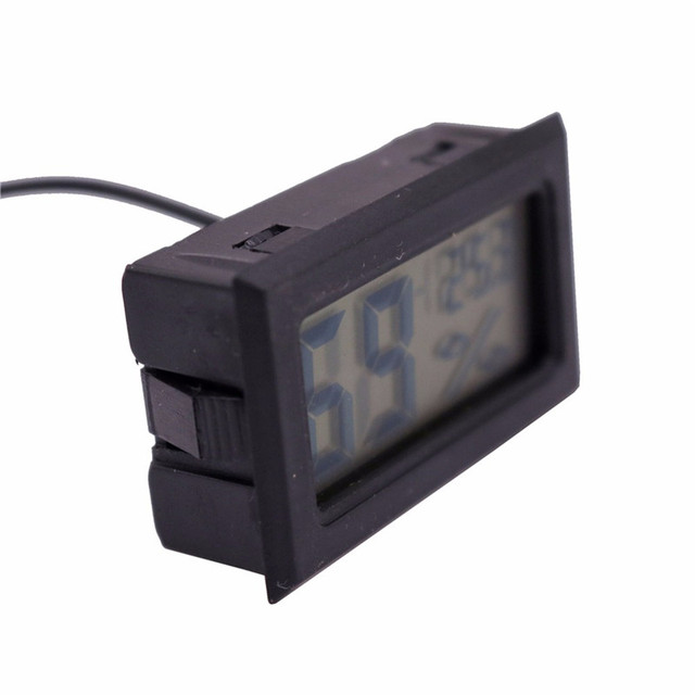 Mini wygodny cyfrowy termometr LCD z czujnikiem i miernikiem wilgotności - monitorowanie lodówki, akwarium i inne - Wianko - 17