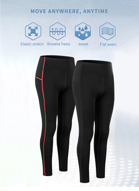 Zestaw 2 sztuk fitness sportowy: termiczne dresy aksamitne legginsy oraz ciepła kurtka sportowa dla kobiet - Wianko - 14