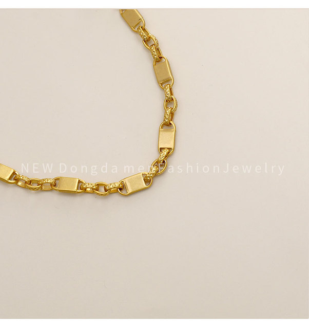 Nowa minimalistyczna metalowa bransoletka z prawdziwym złotem 2021 dla ślicznych kobiet - Wianko - 13