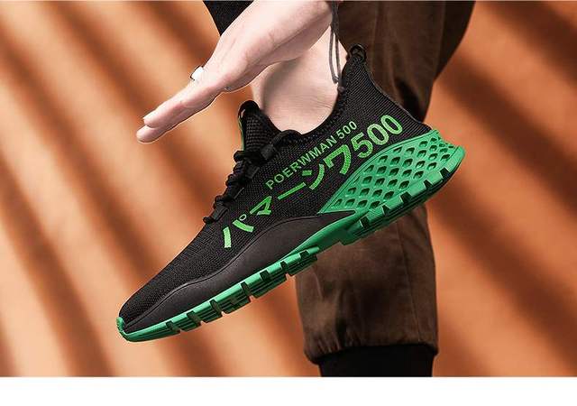 Męskie lekkie buty do biegania z siatkowym materiałem oddychającym - Wianko - 20