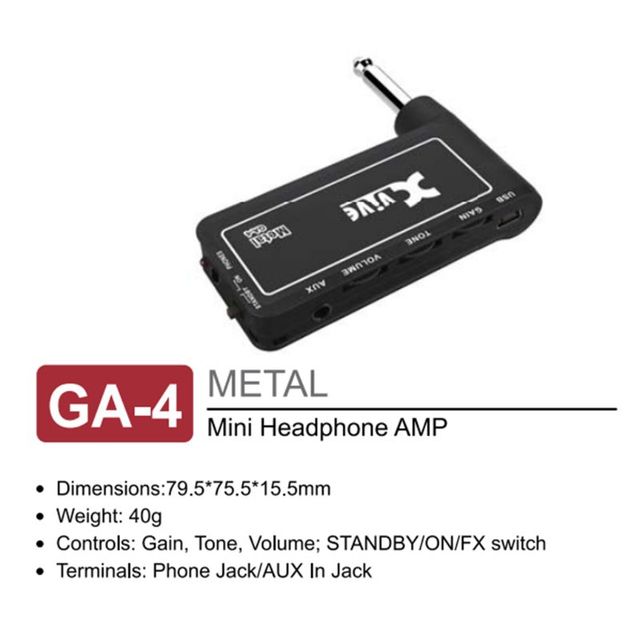 Mini przenośny wzmacniacz słuchawkowy Elec G32E do gitary akustycznej i elektrycznej - Wianko - 7