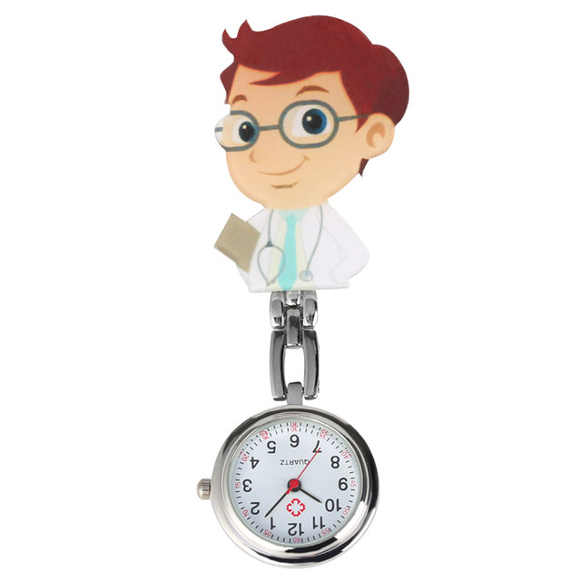 Wisiorek zegarek kieszonkowy Cartoon dla pielęgniarek i lekarzy - nowość 2019 - Wianko - 3