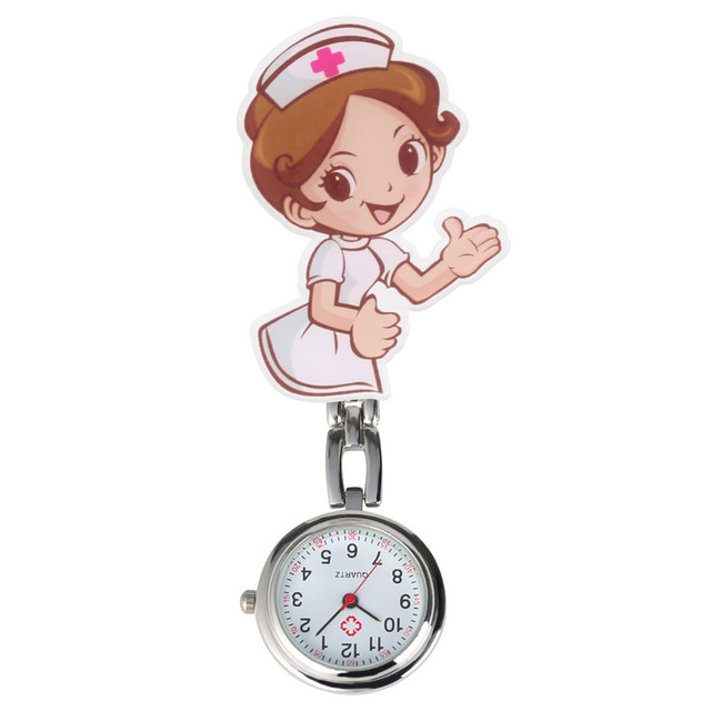 Wisiorek zegarek kieszonkowy Cartoon dla pielęgniarek i lekarzy - nowość 2019 - Wianko - 4