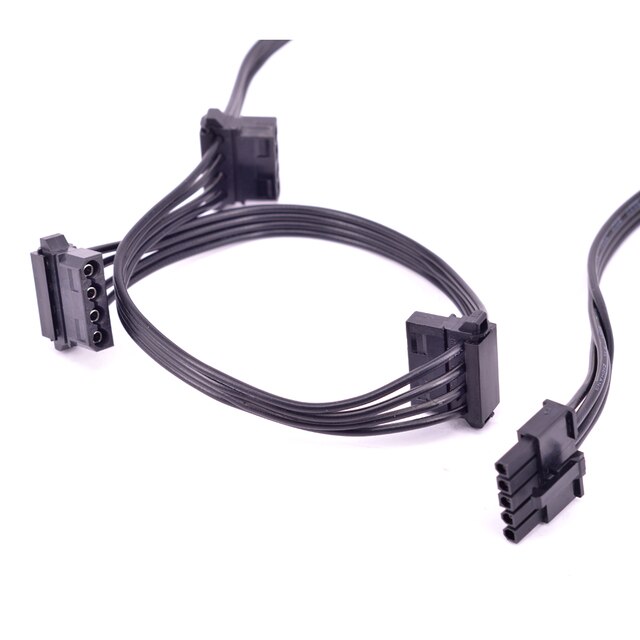 Kabel zasilający 5Pin od 1 do 3 Port peryferyjnych 4Pin Molex IDE do Cooler Master cichy Pro Hybrid 1300W 1050W 850W modułowe - Wianko - 2