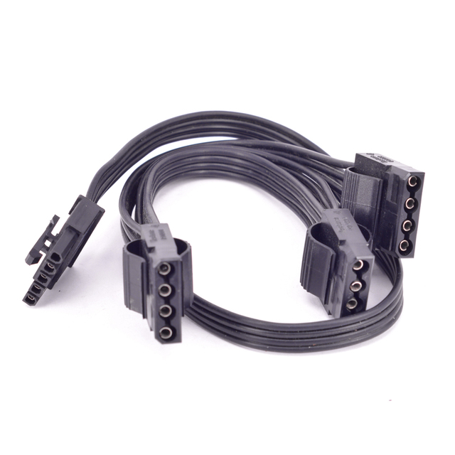 Kabel zasilający 5Pin od 1 do 3 Port peryferyjnych 4Pin Molex IDE do Cooler Master cichy Pro Hybrid 1300W 1050W 850W modułowe - Wianko - 6