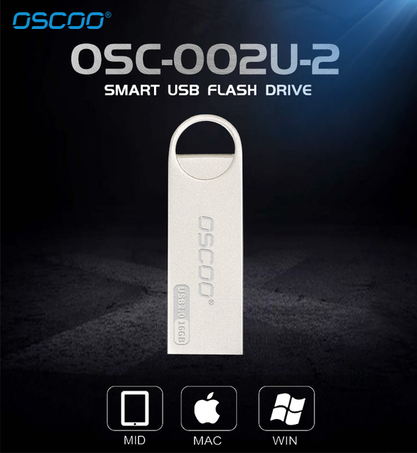 OSCOO Napęd Flash USB wodoodporny 16GB/32GB/64GB - Metalowe pióro USB 3.0 - Wianko - 1