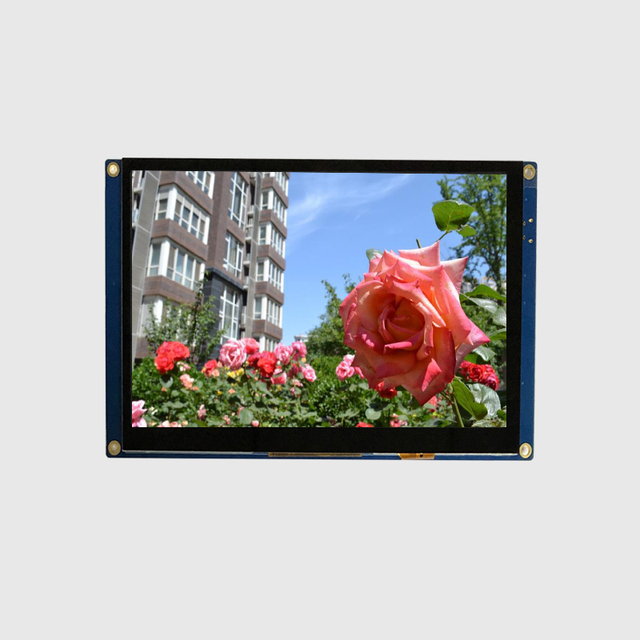 Wyświetlacz TFT LCD 7.0 cala, 1024*600, pełny kąt widzenia, IPS, z pojemnościowym panelem dotykowym RS232/RS485 z modułem UART - Wianko - 1