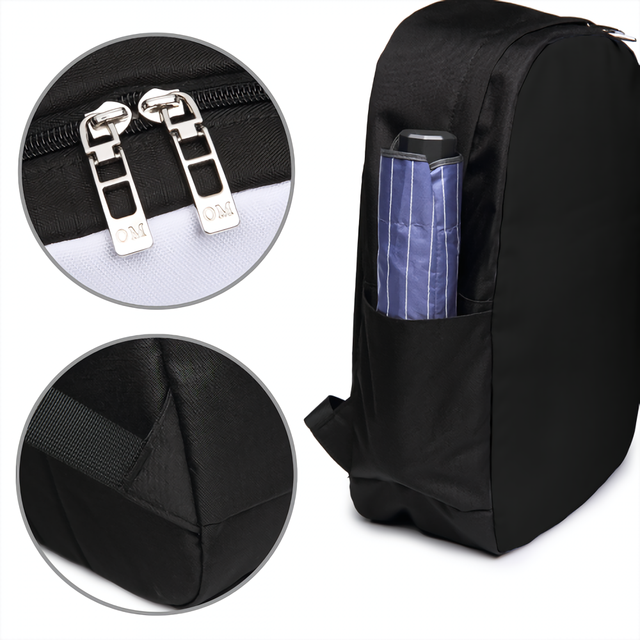 Plecak z wydrukiem graficznym Undertale Sans - Zabawny motyw z ładowarką USB - Wygodna torba na laptopa dla mężczyzn i kobiet - Wianko - 2