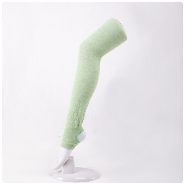 Długie cienkie skarpetki damskie bawełniane zakolanówki do jogi i fitnessu - Wianko - 16