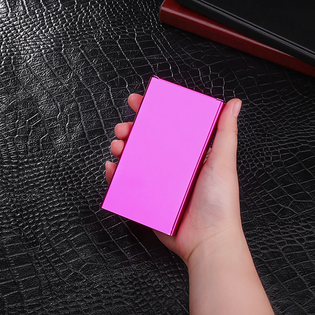 Elegancki, ultra cienki futerał na papierosy z metalową obudową - aluminiowe pudełko dla osób o kreatywnej osobowości - Wianko - 3