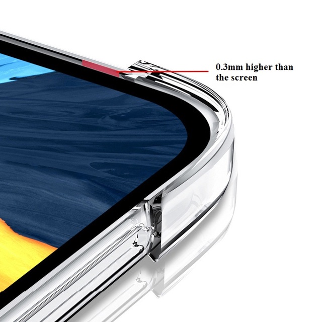 Akrylowa obudowa Crystal Clear z miękką ramą TPU i poduszką powietrzną dla iPad Pro 11 12.9 2020 2021 - Ochrona przed upadkiem - Wianko - 5
