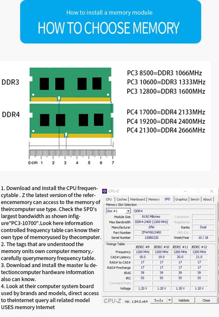 ZIFI DDR4, pamięć RAM SDRAM do laptopa, 8GB/16GB/32GB, 2133/2400/2666/3200MHz - Wianko - 7
