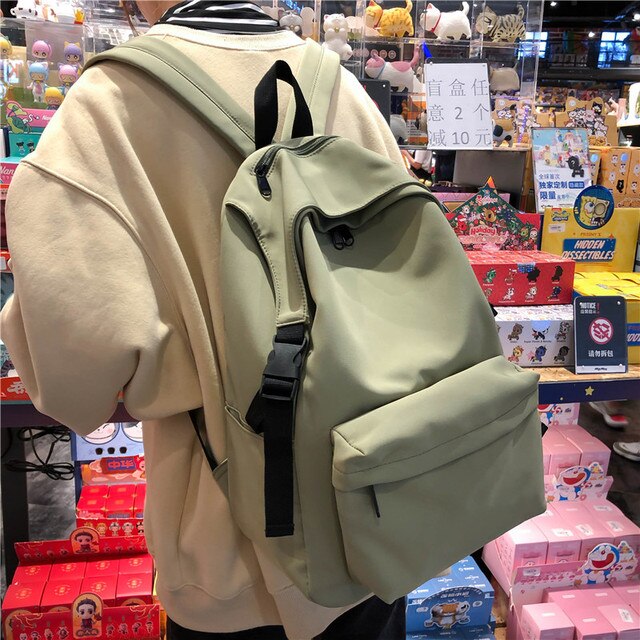 Nylonowy plecak podróżny wodoodporny dla kobiet – modna i funkcjonalna torba na ramię, duża i mała - Wianko - 7