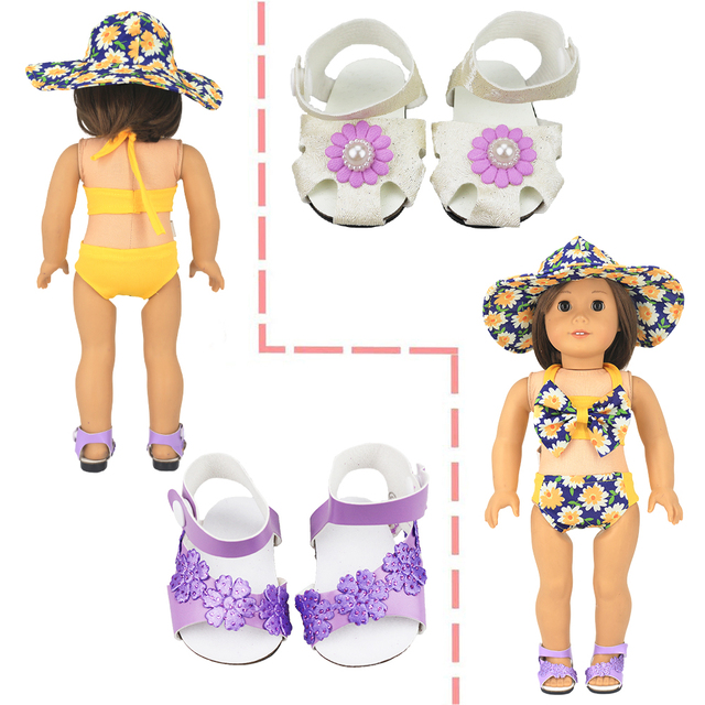 Stroje kąpielowe dla lalki Nenuco Fit, wysokość 43cm, Bikini, 17-18 cali amerykańskie lalki, akcesoria do ubioru - Wianko - 3