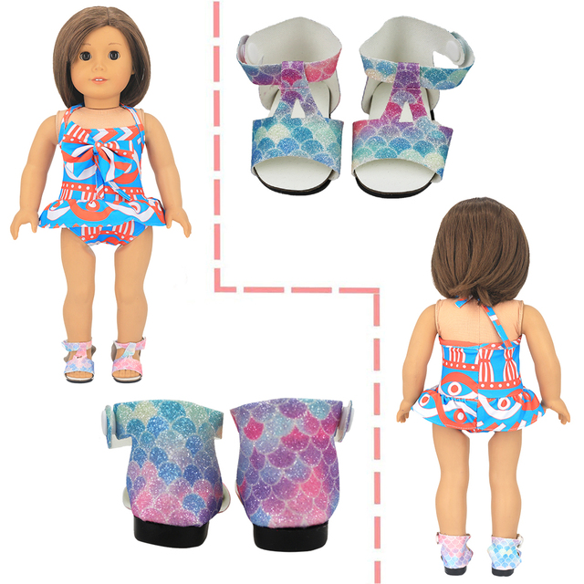 Stroje kąpielowe dla lalki Nenuco Fit, wysokość 43cm, Bikini, 17-18 cali amerykańskie lalki, akcesoria do ubioru - Wianko - 2