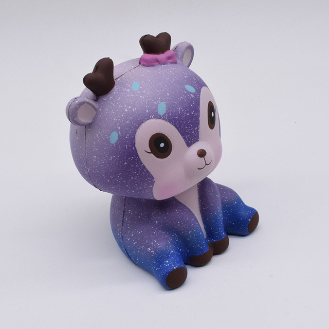 Niebieska gniotka antystresowa dla dzieci w kształcie gwiazdy, zabawka Squisy Squeeze Squichy - Wianko - 11