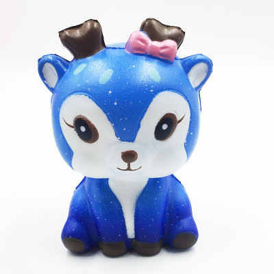 Niebieska gniotka antystresowa dla dzieci w kształcie gwiazdy, zabawka Squisy Squeeze Squichy - Wianko - 16