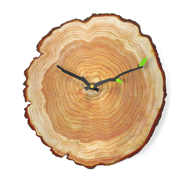 Dekoracja do kawiarni biurowej - duży zegar ścienny vintage drewniana ściana – nowoczesny rustykalny retro zegar do domu - Wianko - 23