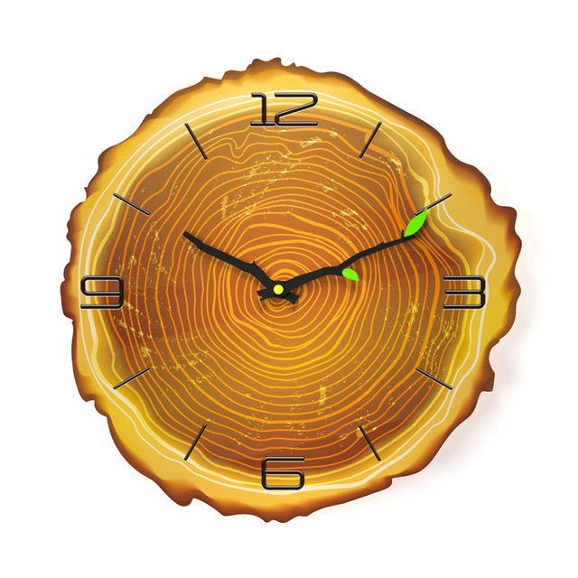 Dekoracja do kawiarni biurowej - duży zegar ścienny vintage drewniana ściana – nowoczesny rustykalny retro zegar do domu - Wianko - 30