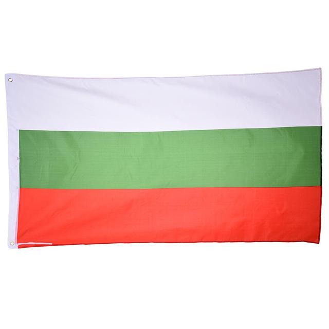 Flaga narodowa Bułgarii 90x150cm Bgr Bg bułgarska Poliester nr 4 - Dekoracja ogrodu i wnętrza - Wianko - 8