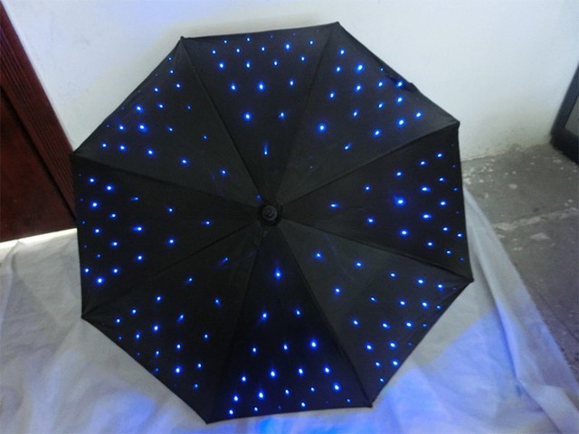 Dostawa parasola LED UV z funkcją latarki - 16%, dekoracyjny parasol oświetlany do zdjęć i występów na scenie - Wianko - 13