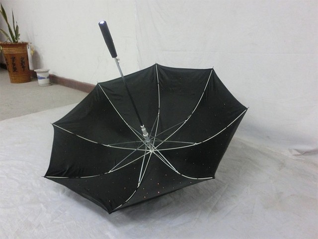 Dostawa parasola LED UV z funkcją latarki - 16%, dekoracyjny parasol oświetlany do zdjęć i występów na scenie - Wianko - 14