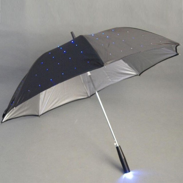 Dostawa parasola LED UV z funkcją latarki - 16%, dekoracyjny parasol oświetlany do zdjęć i występów na scenie - Wianko - 2