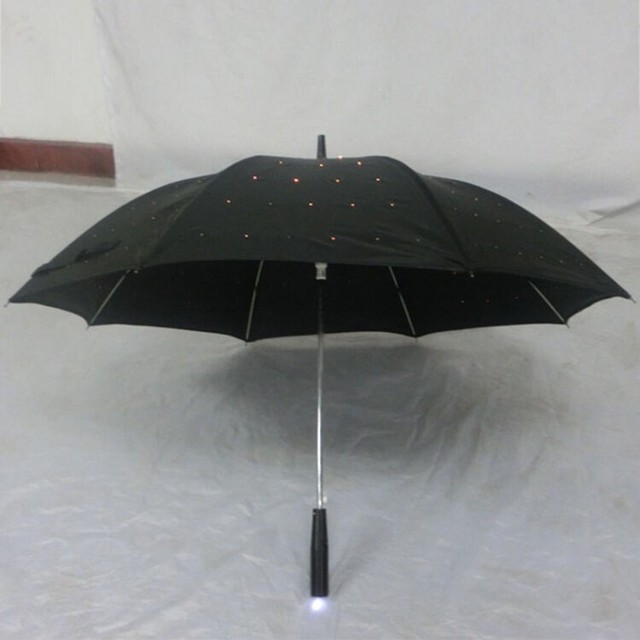 Dostawa parasola LED UV z funkcją latarki - 16%, dekoracyjny parasol oświetlany do zdjęć i występów na scenie - Wianko - 9
