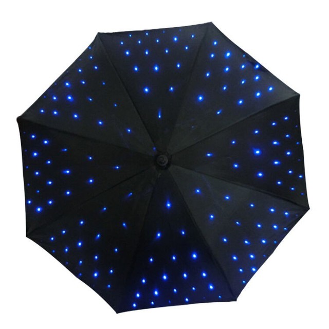 Dostawa parasola LED UV z funkcją latarki - 16%, dekoracyjny parasol oświetlany do zdjęć i występów na scenie - Wianko - 1