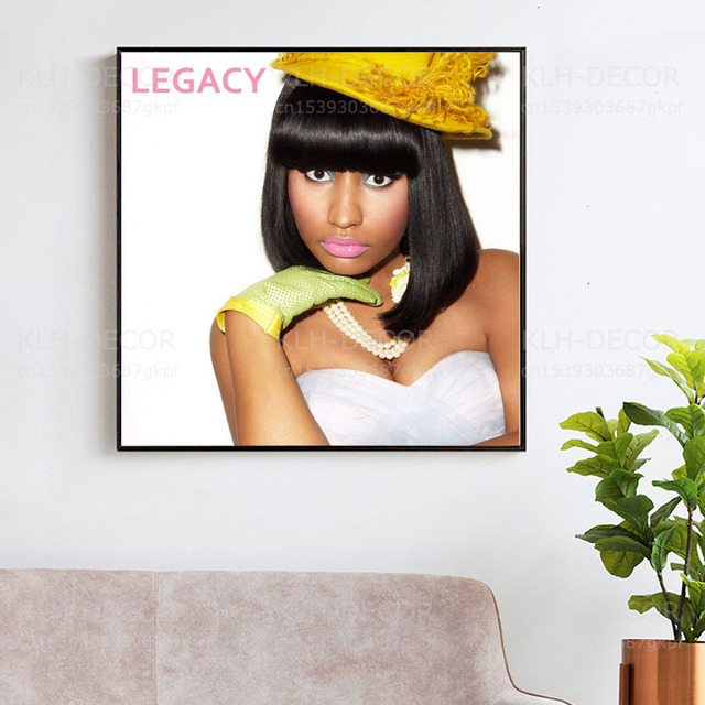 Plakat Nicki Minaj Królowa Chun-Li - gorący album Hip Hop Rap - gwiazda muzyki - malarstwo ścienne Home Decor - Wianko - 3